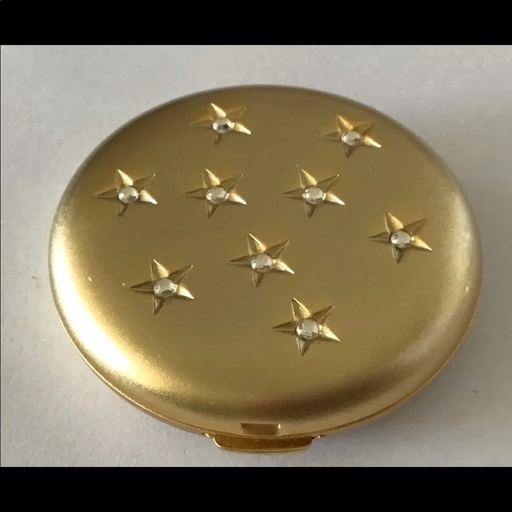 Star gold compact mirror